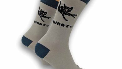 What? Cleaning Cat Socks - Size 7 - 11