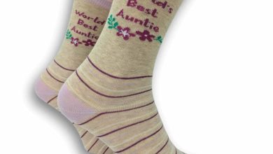 Worlds Best Auntie Socks - Size 4 - 8