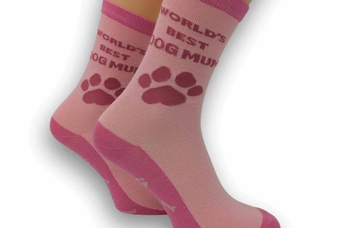 Worlds Best Dog Mum Socks - Size 4 - 8
