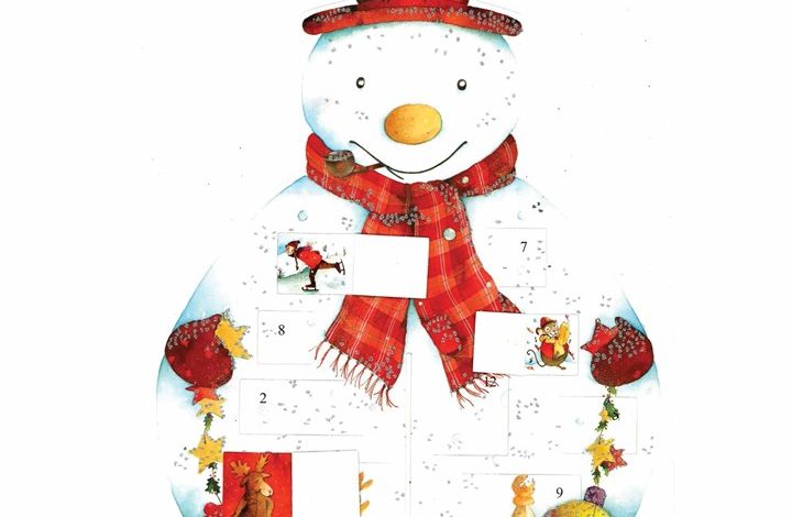 Snowman 3D Advent Traditional Calendar