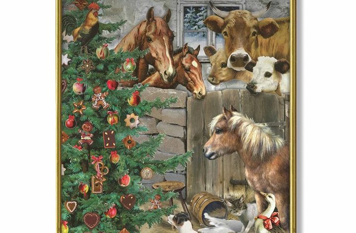 Festive Farm Traditional Advent Calendar