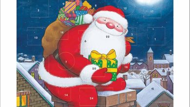 Father Christmas Mini Traditional Advent Card