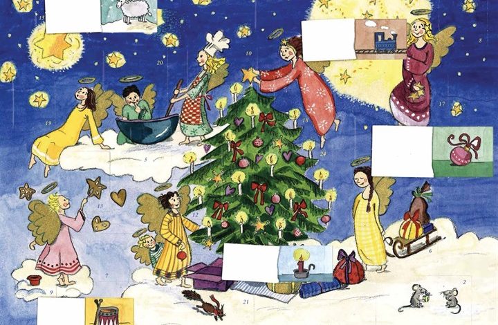 Angels Traditional Advent Calendar