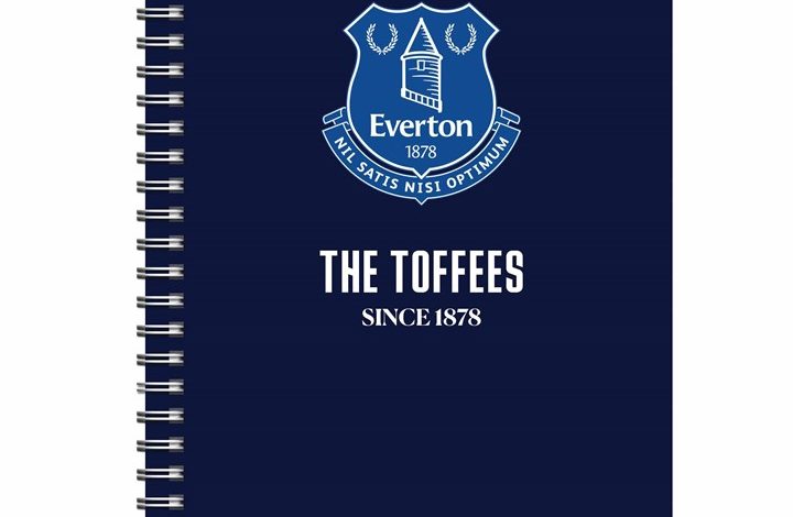 Everton FC A5 Spiral Crest Notebook