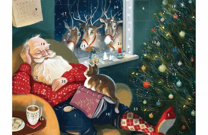 Time To Relax Square Traditional Advent Calendar