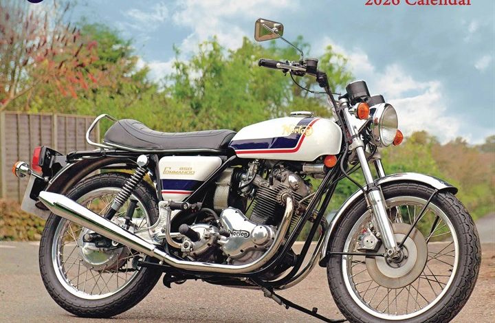 Classic British Bikes Calendar 2026