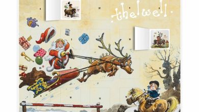 Thelwell Showjumping Santa Traditional Advent Calendar