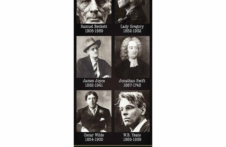 Irish Writers Bookmark Calendar 2026