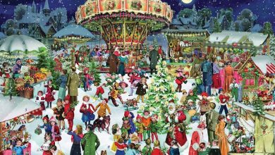 Nostalgic Christmas Market Premium Traditional Advent Calendar