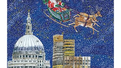 Skies Over London Midi Square Traditional Advent Calendar