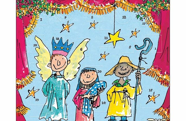 Quentin Blake Nativity Mini Traditional Advent Card