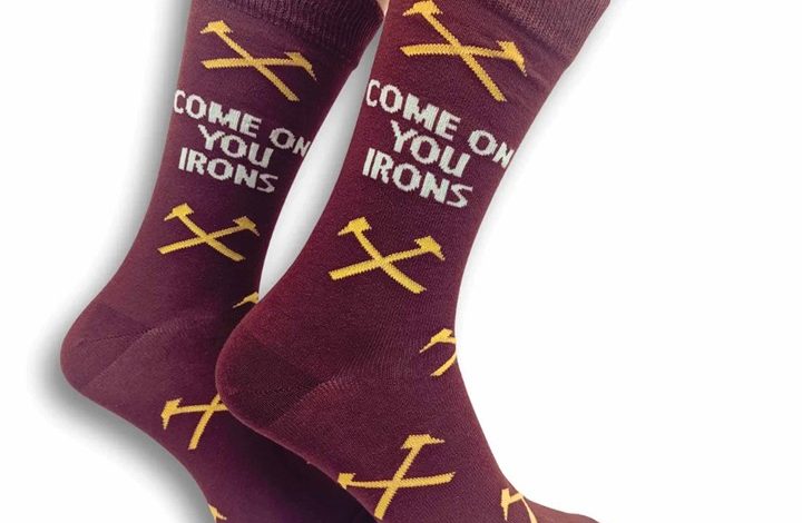 West Ham United FC Come On You Irons Socks - Size 7 - 11