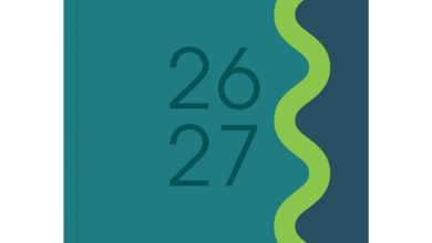 Green Vibrant Academic Day To View A5 Diary 2026 - 2027