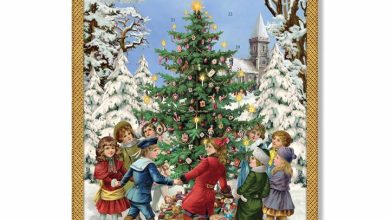 Dancing Around The Christmas Tree Traditional A4 Advent Calendar