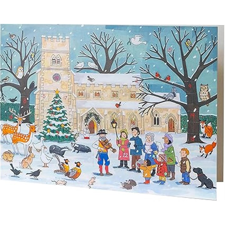 Alison Gardiner, Winter Wildlife Traditional Advent Calendar Card