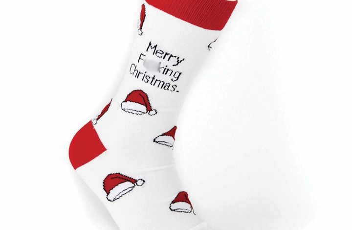 Merry F*cking Christmas Socks - UK Size 6 - 11