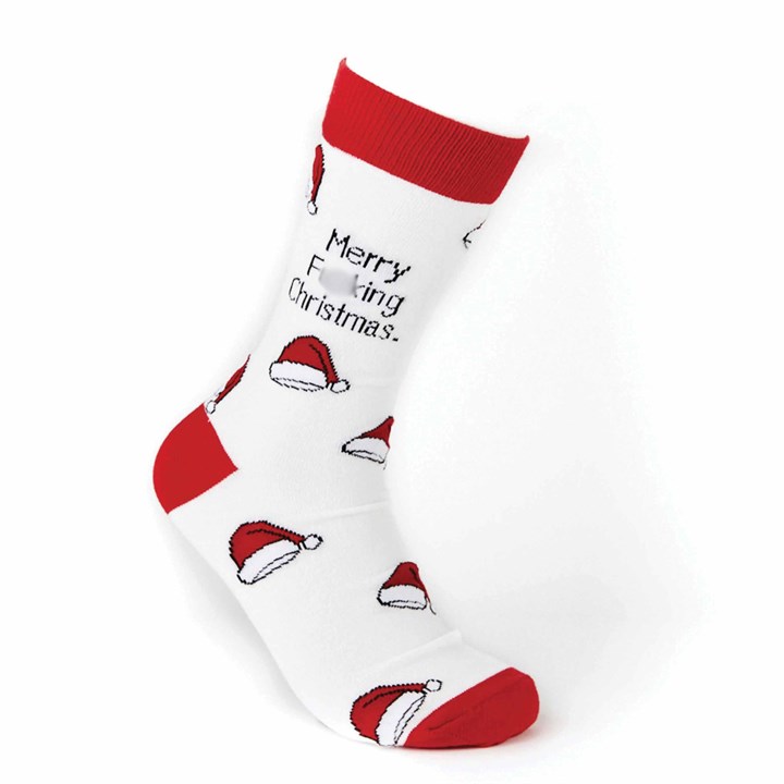 Merry F*cking Christmas Socks – UK Size 6 – 11
