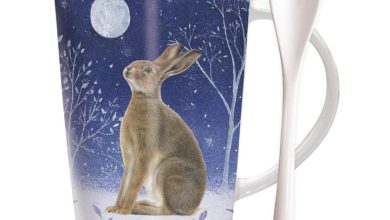 Hare & Moon Choco Latte Mug with Spoon