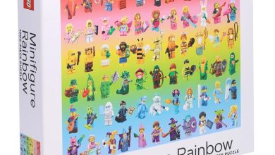 Lego Minifigure Rainbow Jigsaw