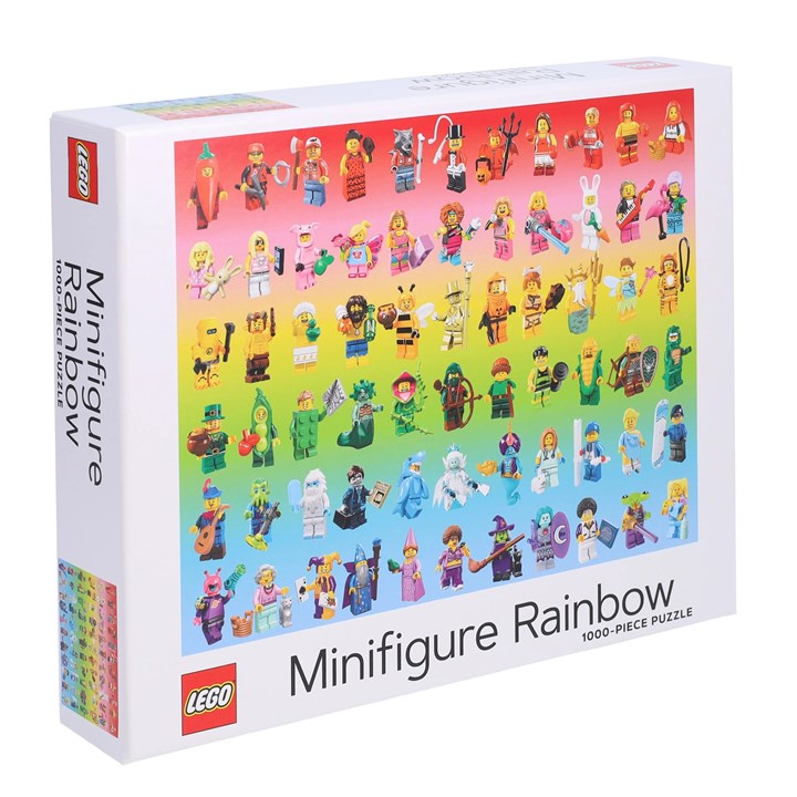 Lego Minifigure Rainbow Jigsaw