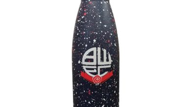 Bolton Wanderers FC Paint Splatter Water Bottle