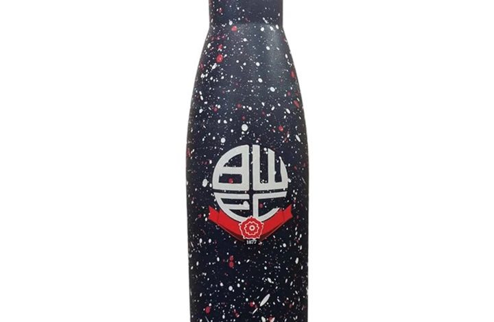 Bolton Wanderers FC Paint Splatter Water Bottle