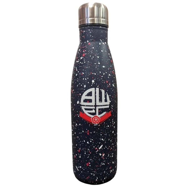 Bolton Wanderers FC Paint Splatter Water Bottle