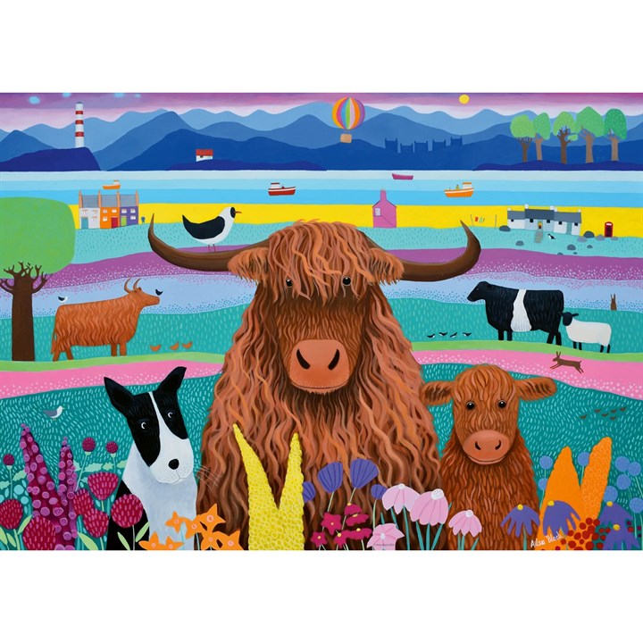 Ravensburger, Highland Cow Life Jigsaw