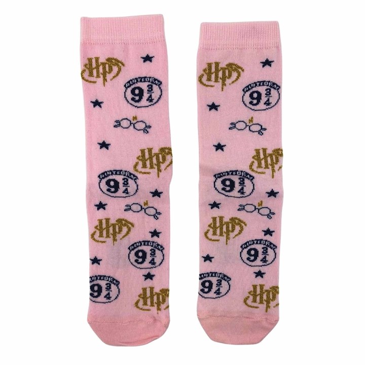Harry Potter, Platform 9 3/4 Glitter Socks – Size 4 – 8