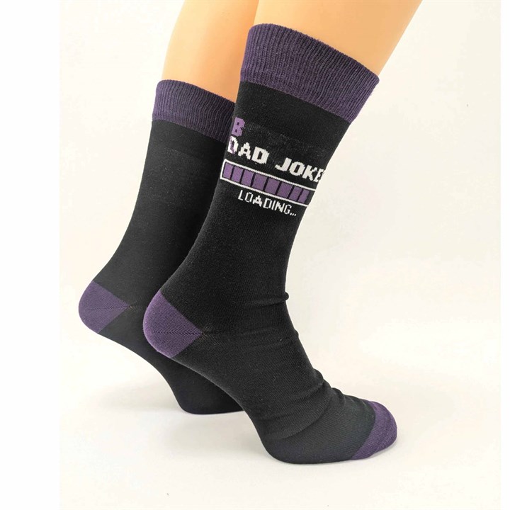 Bad/Dad Jokes Loading Socks – Size 7 – 11