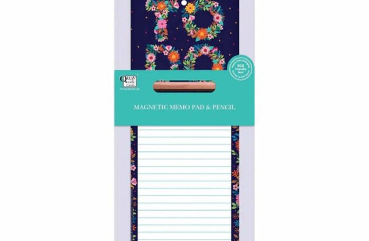 To Do Floral Magnetic Memo Pad