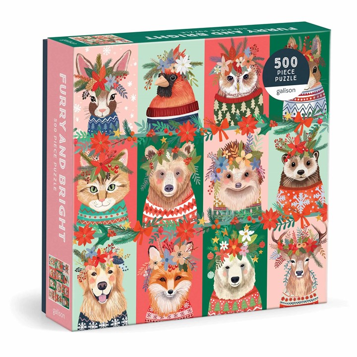 Galison, Furry And Bright Jigsaw