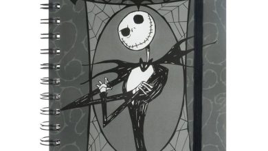 Nightmare Before Christmas Grey Wiro A5 Notebook