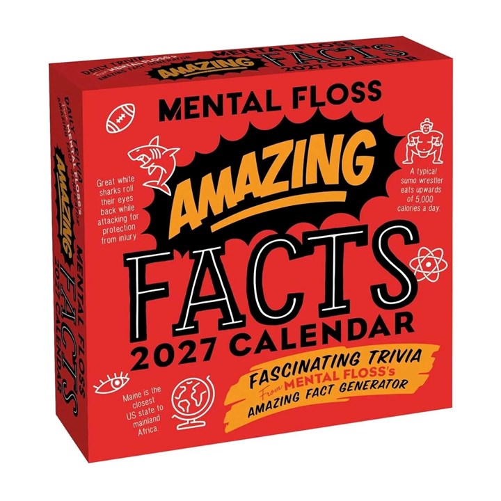 Amazing Facts, Mental Floss Desk Calendar 2027