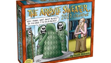 The Argyle Sweater Desk Calendar 2027