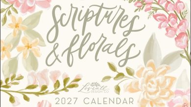 Scriptures & Florals Calendar 2027