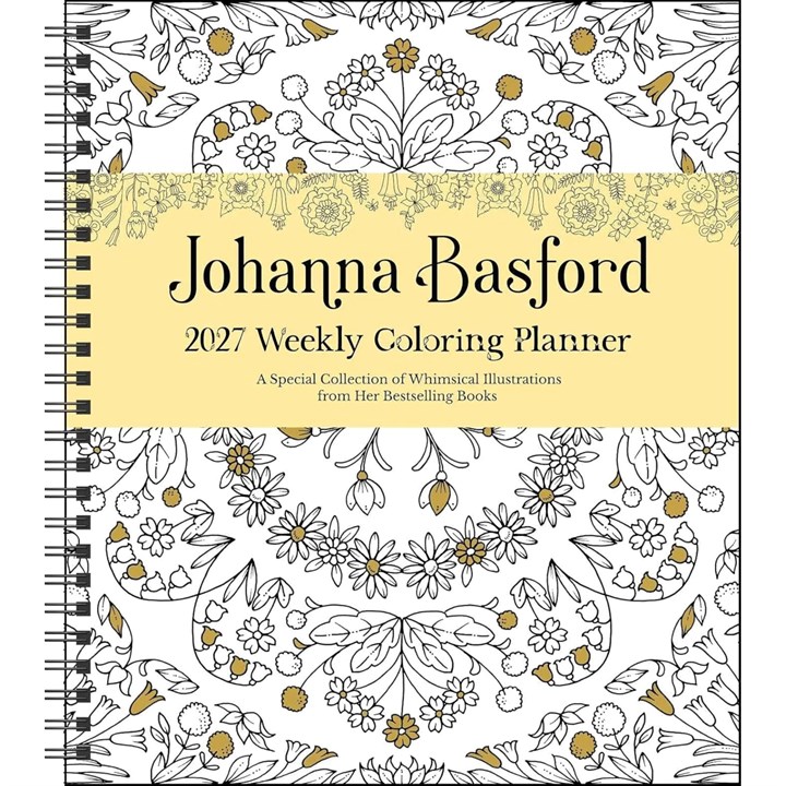 Johanna Basford, Colouring A5 Deluxe Diary 2027