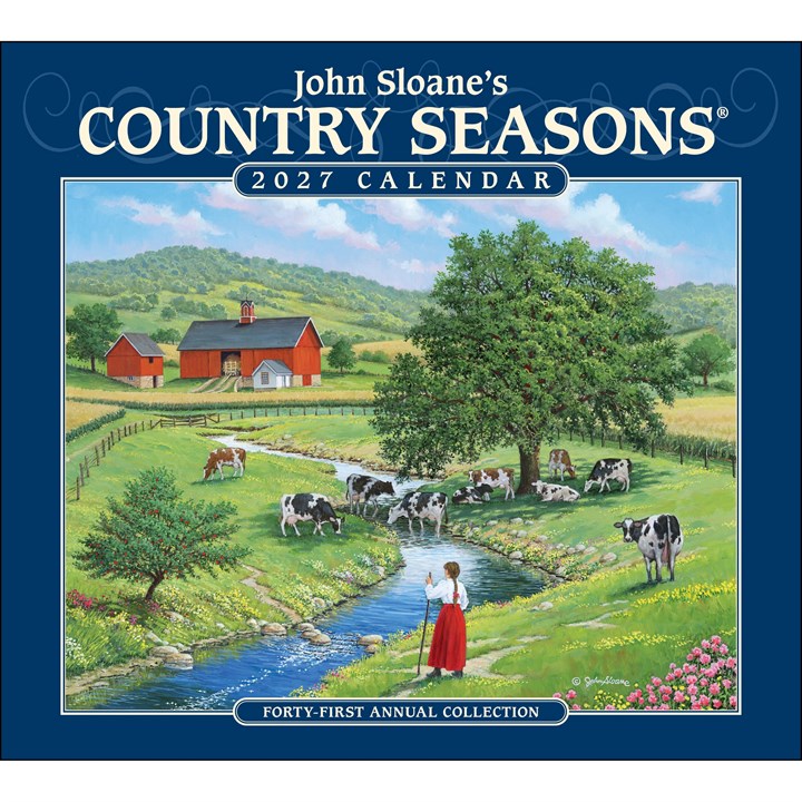 John Sloane, Country Seasons Deluxe Calendar 2027
