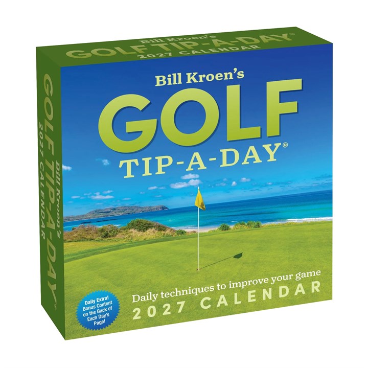 Bill Kroen’s Golf Tip-A-Day Desk Calendar 2027