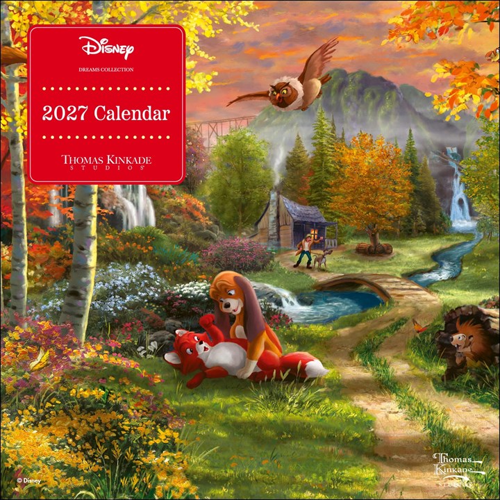 Kinkade, Disney Dreams Mini Calendar 2027