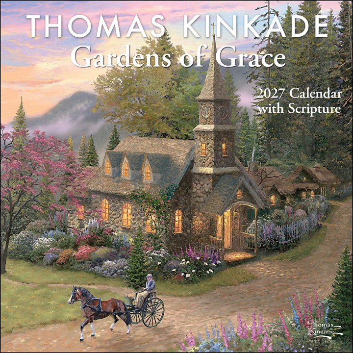 Kinkade, Gardens Of Grace Scripture Calendar 2027