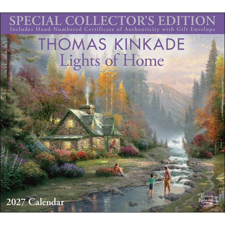 Kinkade, Lights of Home Collector’s Edition Deluxe Calendar 2027