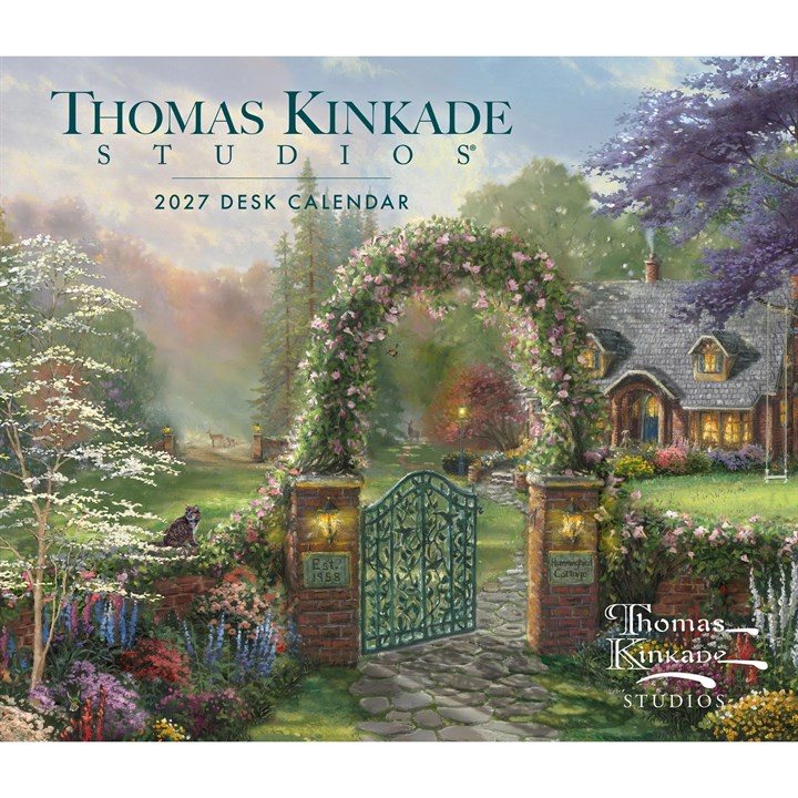 Kinkade, Studios Desk Calendar 2027