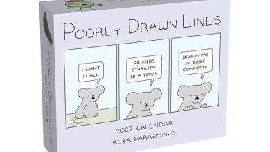 Poorly Drawn Lines Desk Calendar 2027