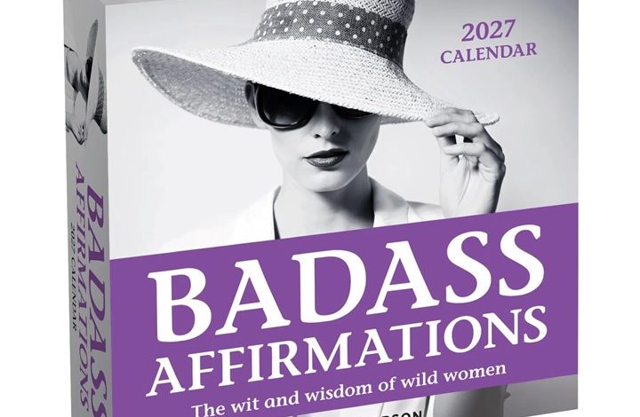 Badass Affirmations Desk Calendar 2027