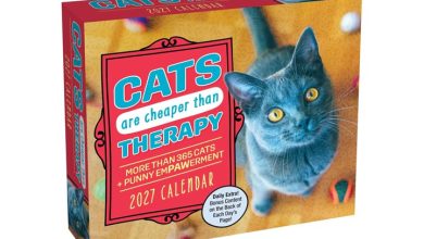 Cats Are Cheaper Than Therapy Desk Calendar 2027