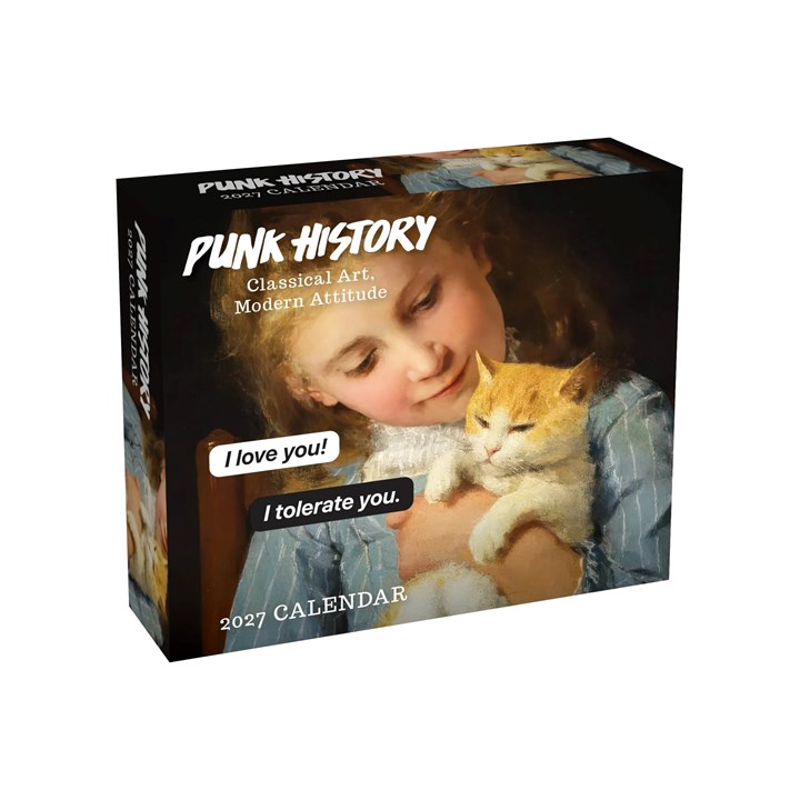 Punk History Desk Calendar 2027