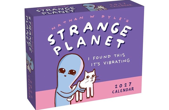 Strange Planet Desk Calendar 2027