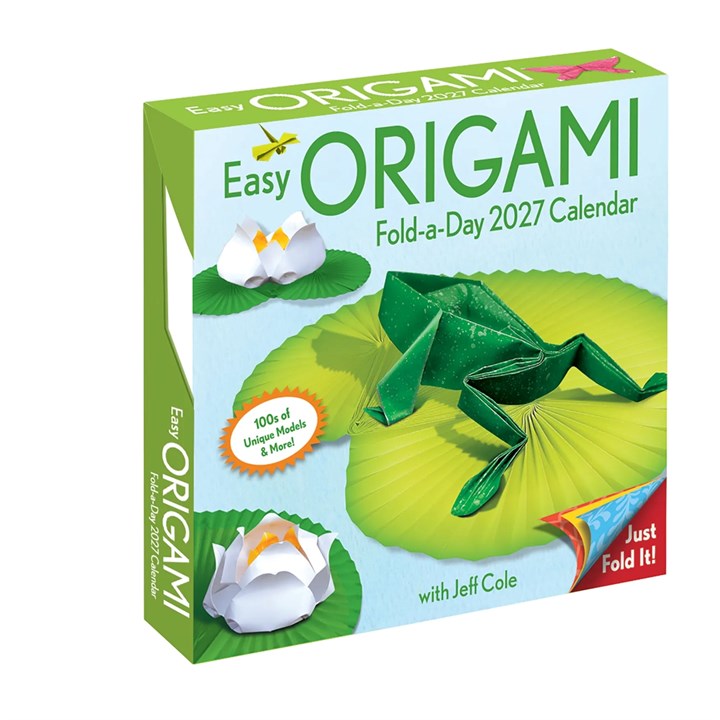 Easy Origami Desk Calendar 2027