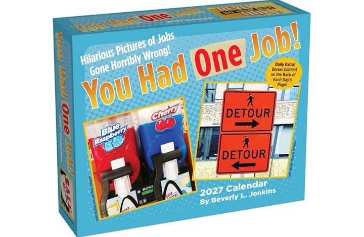 You Had One Job! Desk Calendar 2027